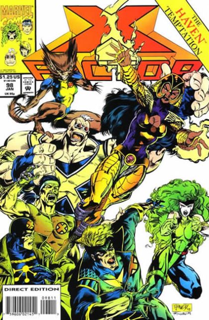 X-Factor, Vol. 1 Into Oblivion |  Issue#98A | Year:1993 | Series: X-Factor | Pub: Marvel Comics | Direct Edition