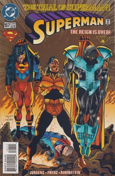 Superman, Vol. 2 Bottled Up! |  Issue#107A | Year:1995 | Series: Superman | Pub: DC Comics | Direct Edition