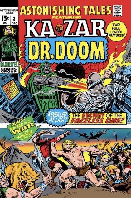 Astonishing Tales, Vol. 1 Back to the Savage Land / Doom Must Die! |  Issue#3A | Year:1970 | Series:  | Pub: Marvel Comics |