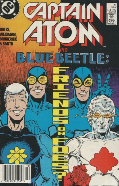 Captain Atom, Vol. 3 The Silver Lie |  Issue#20B | Year:1988 | Series:  | Pub: DC Comics | Newsstand Edition