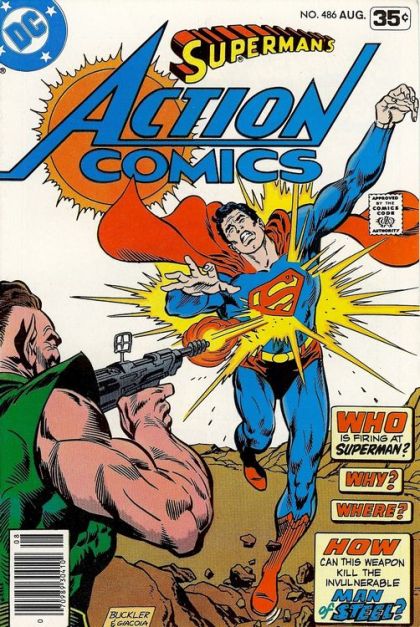 Action Comics, Vol. 1 Superman's Time-Killing Trip! / Hero For A Day! |  Issue#486B | Year:1978 | Series:  | Pub: DC Comics | Newsstand Edition