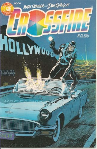 Crossfire The Adventures of Joey Getz Aspiring Comedian |  Issue#16 | Year:1985 | Series: DNAgents | Pub: Eclipse Comics |
