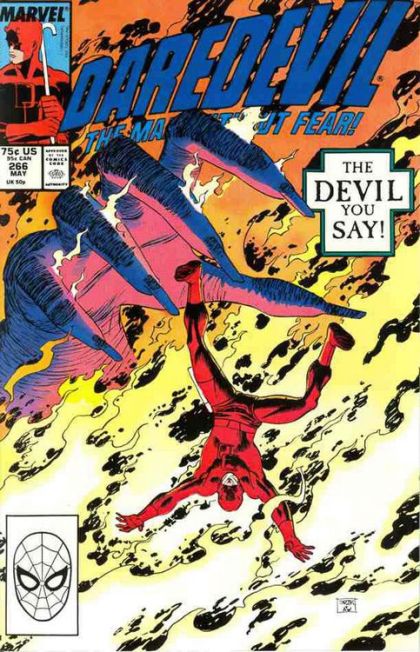Daredevil, Vol. 1 A Beer With the Devil |  Issue#266A | Year:1989 | Series: Daredevil | Pub: Marvel Comics | Direct Edition