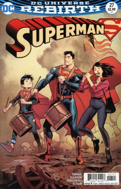 Superman, Vol. 4 Declaration, Part One |  Issue#27B | Year:2017 | Series: Superman | Pub: DC Comics | Jorge Jiménez Variant