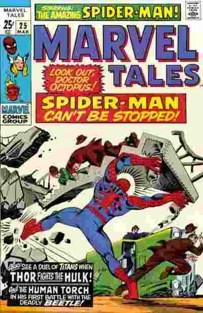 Marvel Tales, Vol. 2 Man On A Rampage |  Issue#25 | Year:1970 | Series: Spider-Man | Pub: Marvel Comics |