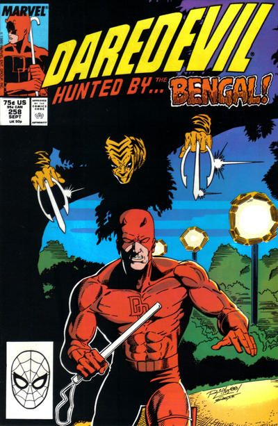 Daredevil, Vol. 1 I Heard The Jungle Breathe |  Issue#258A | Year:1988 | Series: Daredevil | Pub: Marvel Comics | Direct Edition