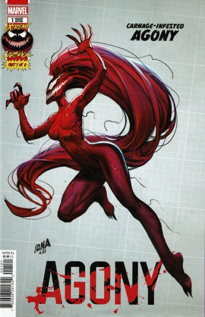 Extreme Carnage: Agony Part 7 |  Issue#1B | Year:2021 | Series:  | Pub: Marvel Comics | David Nakayama Design Variant