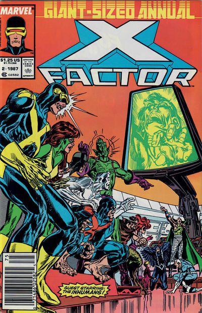 X-Factor, Vol. 1 Annual The Man in the Moon |  Issue#2B | Year:1987 | Series: X-Factor | Pub: Marvel Comics | Newsstand Edition