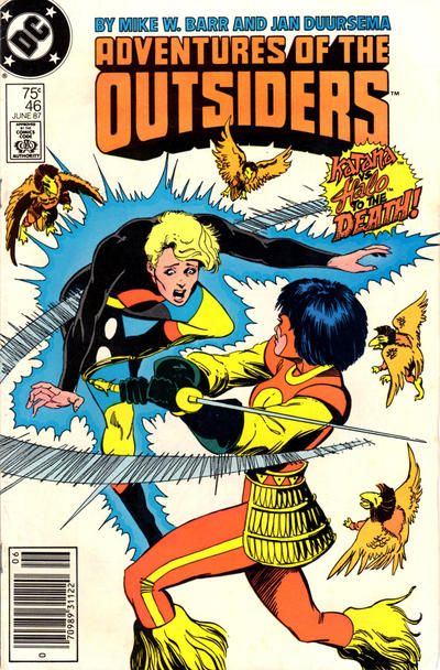 Adventures of the Outsiders Ladies Day |  Issue#46B | Year:1987 | Series: Outsiders | Pub: DC Comics |