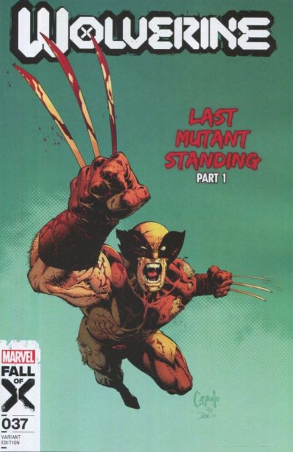 Wolverine, Vol. 7 Fall of X - Last Mutant Standing, Part One |  Issue#37C | Year:2023 | Series: Wolverine | Pub: Marvel Comics | Greg Capullo Variant