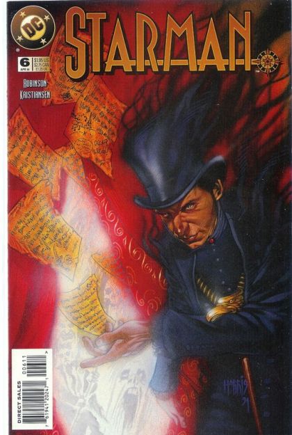 Starman, Vol. 2 1882 Back Stage, Back Then |  Issue#6 | Year:1995 | Series: Starman | Pub: DC Comics |