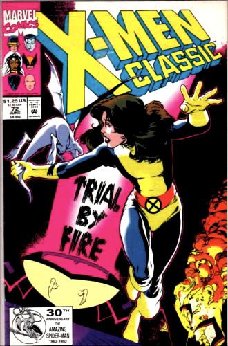 X-Men Classic Professor Xavier is a Jerk! |  Issue#72A | Year:1992 | Series: X-Men | Pub: Marvel Comics