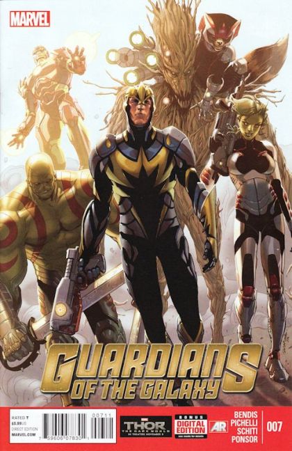 Guardians of the Galaxy, Vol. 3  |  Issue#7A | Year:2013 | Series: Guardians of the Galaxy | Pub: Marvel Comics | Regular Sara Pichelli Cover