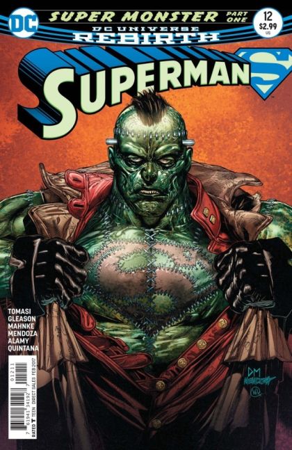 Superman, Vol. 4 Super-Monster, Part One |  Issue#12A | Year:2016 | Series: Superman | Pub: DC Comics | Doug Mahnke Regular