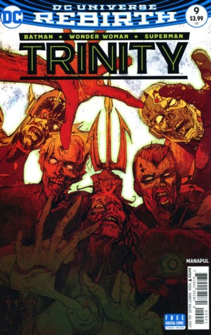 Trinity, Vol. 2 Dead Space, Part 1 |  Issue#9B | Year:2017 | Series:  | Pub: DC Comics | Variant Bill Sienkiewicz Cover