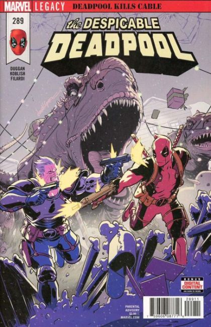 The Despicable Deadpool Deadpool Kills Cable, Part Three: It Was Good While It Lasted |  Issue#289A | Year:2017 | Series:  | Pub: Marvel Comics | David López Regular