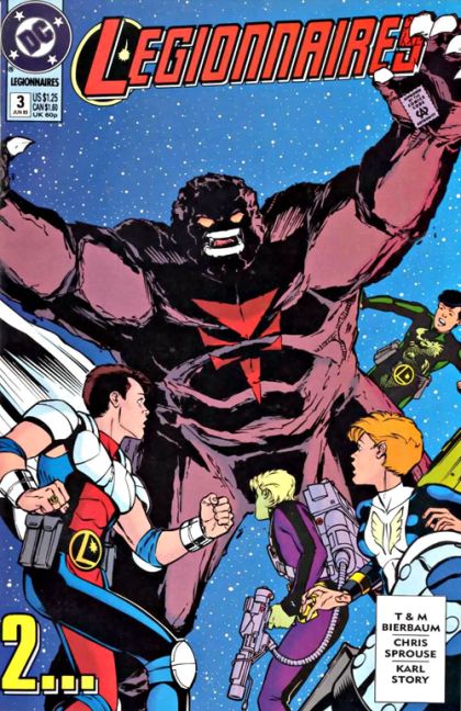 Legionnaires The Beast Below |  Issue#3A | Year:1993 | Series: Legionnaires | Pub: DC Comics | Direct Edition