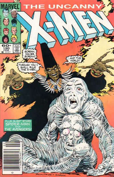Uncanny X-Men, Vol. 1 An Age Undreamed Of |  Issue#190B | Year:1984 | Series: X-Men | Pub: Marvel Comics |