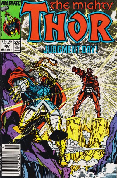 Thor, Vol. 1 Judgement Day |  Issue#387B | Year:1987 | Series: Thor | Pub: Marvel Comics | Newsstand Edition