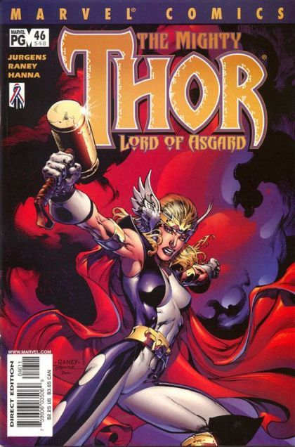 Thor, Vol. 2 By Fire Born, Part I |  Issue#46A | Year:2002 | Series: Thor | Pub: Marvel Comics | Direct Edition