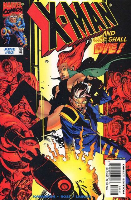 X-Man All Fall Down |  Issue#52A | Year:1999 | Series: X-Men | Pub: Marvel Comics | Direct Edition