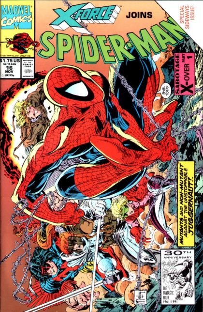 Spider-Man, Vol. 1 Sabotage - Part 1 |  Issue#16A | Year:1991 | Series: Spider-Man | Pub: Marvel Comics |