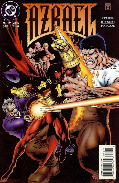 Azrael, Vol. 1 Azrael Rising, Part Two |  Issue#12A | Year:1995 | Series:  | Pub: DC Comics | Direct Edition