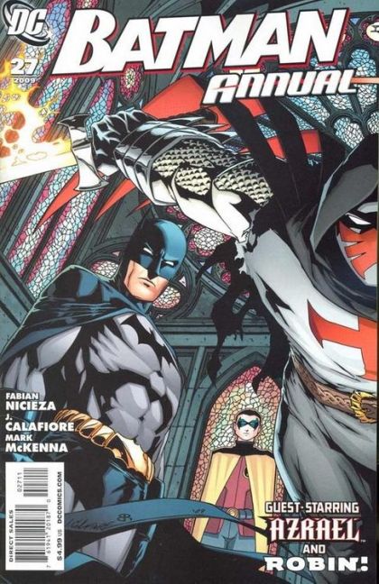 Batman, Vol. 1 Annual The Eighth Deadly Sin, Part 1: Casting The First Stone / Off Rogue Racing / Darker Than Black, Part 1 |  Issue#27 | Year:2009 | Series:  | Pub: DC Comics | Regular Jim Calafiore Cover