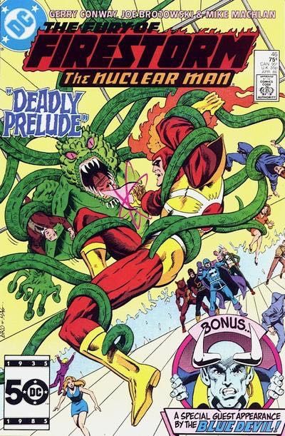 Firestorm, the Nuclear Man, Vol. 2 (1982-1990) Deadly Prelude |  Issue#46A | Year:1986 | Series: Firestorm | Pub: DC Comics | Direct Edition