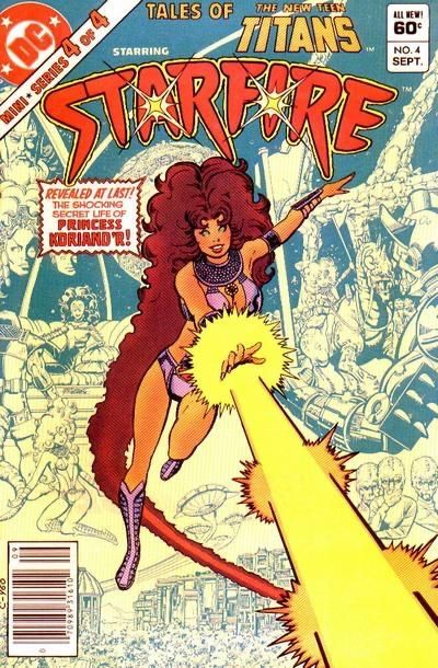 Tales of the New Teen Titans Starfire |  Issue#4B | Year:1982 | Series: Teen Titans | Pub: DC Comics | Newsstand Edition
