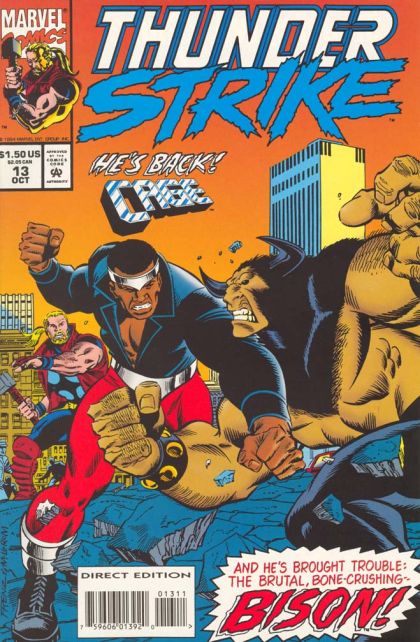 Thunderstrike, Vol. 1 Man And Beast!; The Crack of Doom! |  Issue#13A | Year:1994 | Series:  | Pub: Marvel Comics |