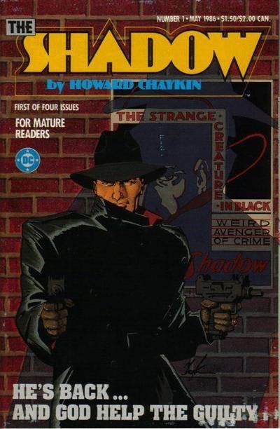 Shadow, Vol. 2 Blood & Judgment, Blood & Judgement, pt 1 |  Issue#1 | Year:1986 | Series: The Shadow | Pub: DC Comics |