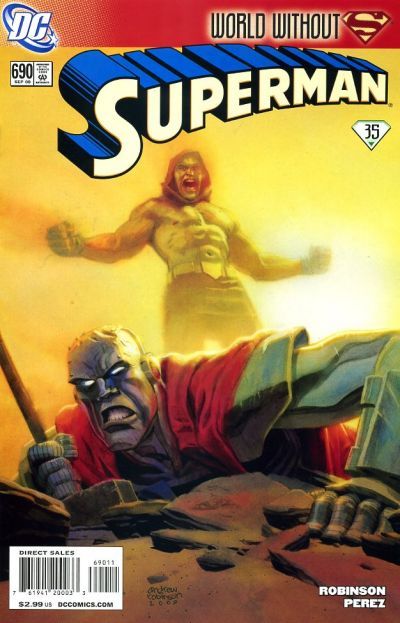 Superman, Vol. 1 World Without Superman - The Setup |  Issue#690A | Year:2009 | Series: Superman | Pub: DC Comics | Direct Edition