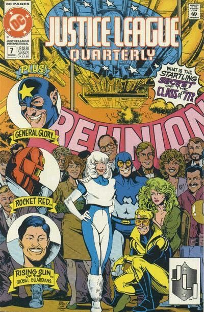 Justice League Quarterly Klaarsh Reunion! / If This Be My Destiny...? / Homeward Bound / Time To Enjoy the Light |  Issue#7A | Year:1992 | Series: JLA | Pub: DC Comics | Direct Edition