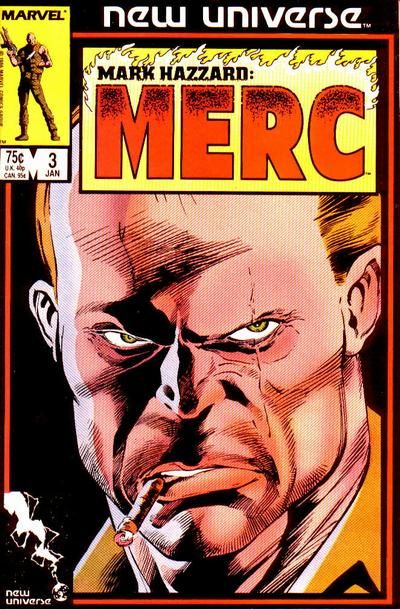 Mark Hazzard: Merc Philadelphia Freedom |  Issue#3A | Year:1987 | Series: New Universe | Pub: Marvel Comics | Direct Edition