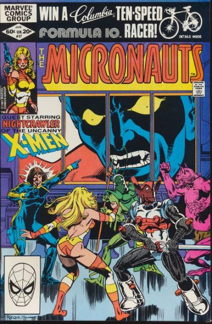 Micronauts, Vol. 1 There's a Reason They Call It The Danger Room |  Issue#37A | Year:1982 | Series: Micronauts | Pub: Marvel Comics | Direct Edition