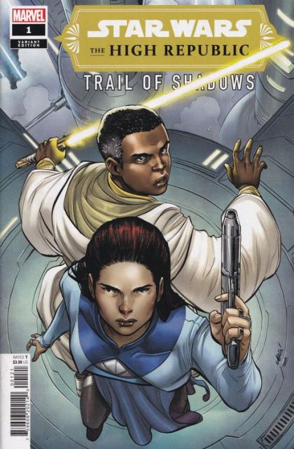 Star Wars: The High Republic - Trail of Shadows  |  Issue#1B | Year:2021 | Series: Star Wars - High Republic | Pub: Marvel Comics | Ario Anindito & Rachelle Rosenberg Variant