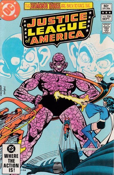 Justice League of America, Vol. 1 The Secret That Time Forgot! |  Issue#206A | Year:1982 | Series: Justice League | Pub: DC Comics | Direct Edition