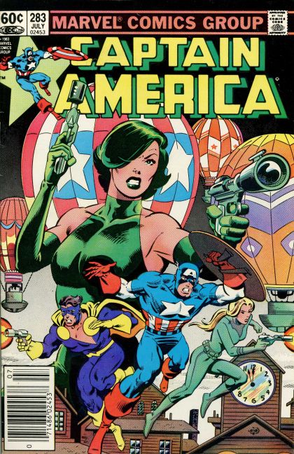 Captain America, Vol. 1 America the Cursed! |  Issue#283B | Year:1983 | Series: Captain America | Pub: Marvel Comics | Newsstand Edition