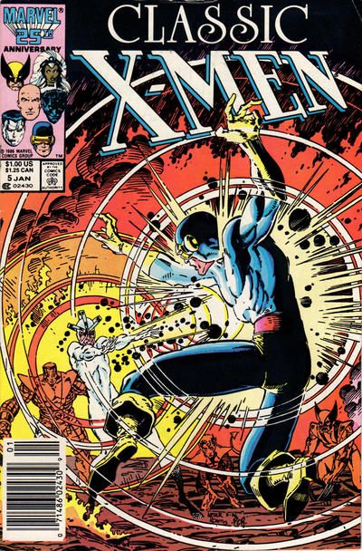 X-Men Classic My Brother, My Enemy! |  Issue#5B | Year:1986 | Series: X-Men | Pub: Marvel Comics | Newsstand Edition
