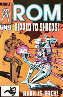 ROM, Vol. 1 (Marvel) Shame |  Issue