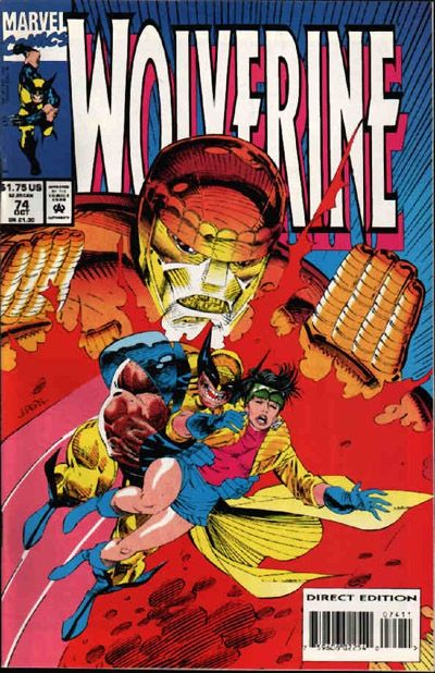 Wolverine, Vol. 2 Jubilee's Revenge |  Issue#74A | Year:1993 | Series: Wolverine | Pub: Marvel Comics | Direct Edition