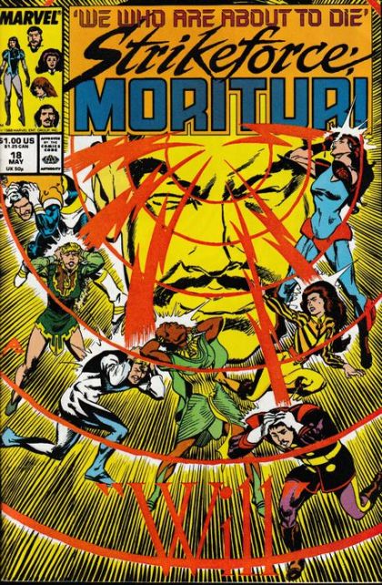 Strikeforce: Morituri Will |  Issue#18 | Year:1988 | Series: Strikeforce: Morituri | Pub: Marvel Comics |