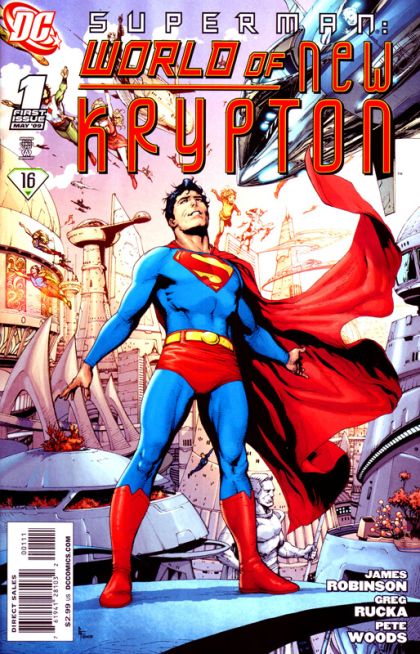 Superman: World of New Krypton World of New Krypton, Part One |  Issue#1A | Year:2009 | Series: Superman | Pub: DC Comics | Gary Frank Regular Cover