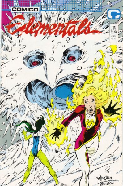 Elementals, Vol. 1 Ice Age |  Issue#13 | Year:1987 | Series: Elementals | Pub: Comico |