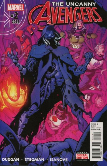 Uncanny Avengers, Vol. 3 No Man Can Outrun Death |  Issue#2A | Year:2015 | Series: Avengers | Pub: Marvel Comics | Regular Ryan Stegman Cover