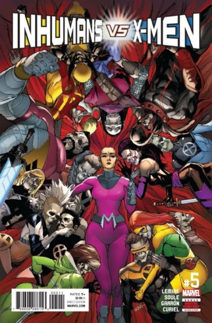 Inhumans vs. X-Men Inhumans vs X-Men |  Issue#5A | Year:2017 | Series:  | Pub: Marvel Comics | Regular Leinil Francis Yu Cover