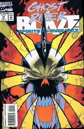 Ghost Rider / Blaze: Spirits of Vengeance Obligations |  Issue#12A | Year:1993 | Series:  | Pub: Marvel Comics | Direct Edition