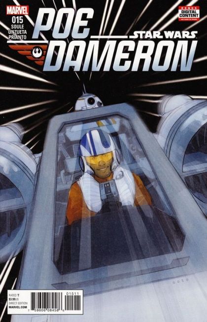 Poe Dameron Legend Lost, Part 2 |  Issue#15 | Year:2017 | Series: Star Wars | Pub: Marvel Comics | Regular Phil Noto Cover