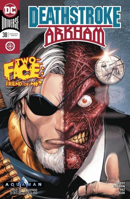 Deathstroke, Vol. 4  |  Issue#38A | Year:2018 | Series: Deathstroke | Pub: DC Comics | Regular Tyler Kirkham Cover
